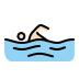 person swimming: light skin tone Discord emoji — free static PNG download