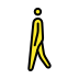 person walking Discord emoji — free static PNG download