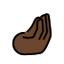 pinched fingers: dark skin tone Discord emoji — free static PNG download