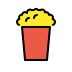 popcorn Discord emoji — free static PNG download
