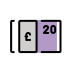 pound banknote Discord emoji — free static PNG download