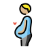 pregnant man: medium-light skin tone Discord emoji — free static PNG download