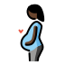 pregnant woman: dark skin tone Discord emoji — free static PNG download