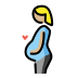 pregnant woman: medium-light skin tone Discord emoji — free static PNG download