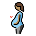 pregnant woman: medium skin tone Discord emoji — free static PNG download