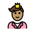 prince: medium skin tone Discord emoji — free static PNG download