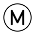 regional indicator M Discord emoji — free static PNG download