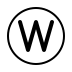 regional indicator W Discord emoji — free static PNG download
