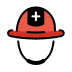 rescue worker’s helmet Discord emoji — free static PNG download