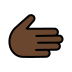rightwards hand: dark skin tone Discord emoji — free static PNG download