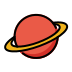 ringed planet Discord emoji — free static PNG download