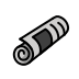 rolled-up newspaper Discord emoji — free static PNG download