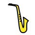 saxophone Discord emoji — free static PNG download