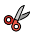 scissors Discord emoji — free static PNG download