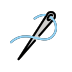 sewing needle Discord emoji — free static PNG download