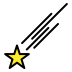 shooting star Discord emoji — free static PNG download