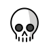 skull Discord emoji — free static PNG download