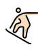 snowboarder: light skin tone Discord emoji — free static PNG download