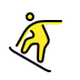 snowboarder Discord emoji — free static PNG download