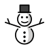 snowman without snow Discord emoji — free static PNG download