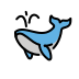 spouting whale Discord emoji — free static PNG download