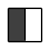 square with left half black Discord emoji — free static PNG download
