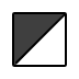 square with upper left diagonal black Discord emoji — free static PNG download