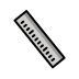 straight ruler Discord emoji — free static PNG download