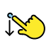 swipe down Discord emoji — free static PNG download