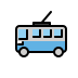 trolleybus Discord emoji — free static PNG download