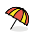 umbrella on ground Discord emoji — free static PNG download