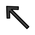 up-left arrow Discord emoji — free static PNG download