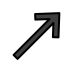 up-right arrow Discord emoji — free static PNG download