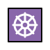wheel of dharma Discord emoji — free static PNG download