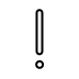 white exclamation mark Discord emoji — free static PNG download