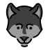 wolf Discord emoji — free static PNG download