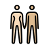 woman and man holding hands: light skin tone, medium-light skin tone Discord emoji — free static PNG download