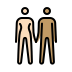 woman and man holding hands: light skin tone, medium skin tone Discord emoji — free static PNG download