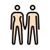 woman and man holding hands: light skin tone Discord emoji — free static PNG download