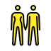woman and man holding hands Discord emoji — free static PNG download