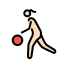 woman bouncing ball: light skin tone Discord emoji — free static PNG download