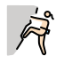 woman climbing: light skin tone Discord emoji — free static PNG download