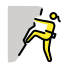 woman climbing Discord emoji — free static PNG download