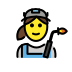 woman factory worker Discord emoji — free static PNG download