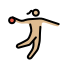 woman playing handball: medium-light skin tone Discord emoji — free static PNG download