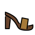 woman’s sandal Discord emoji — free static PNG download