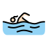 woman swimming: light skin tone Discord emoji — free static PNG download