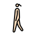 woman walking: light skin tone Discord emoji — free static PNG download