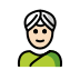 woman wearing turban: light skin tone Discord emoji — free static PNG download
