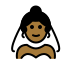 woman with veil: medium-dark skin tone Discord emoji — free static PNG download